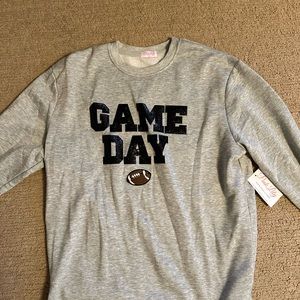 NWT Pink Lily Game Day Sweatshirt size L